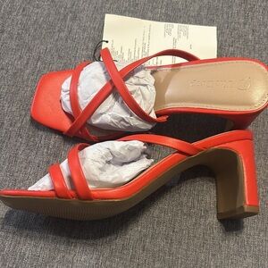 The Drop Women's Amelie Strappy Square Toe Heeled Sandal, Size 6
